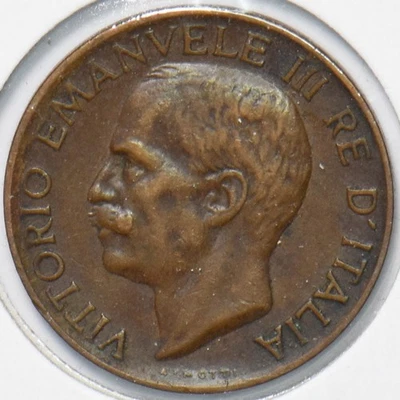 意大利 1922 5 Centesimi Vittorio Emanvele III 292923 联合发货 — 第 1/2 张图片