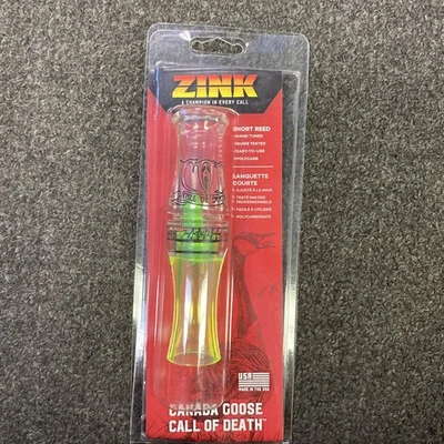 Zink COD Call of Death Lemon Drop Polycarbonate Single Reed Goose Call - ZNK5068 - Image 1 of 2