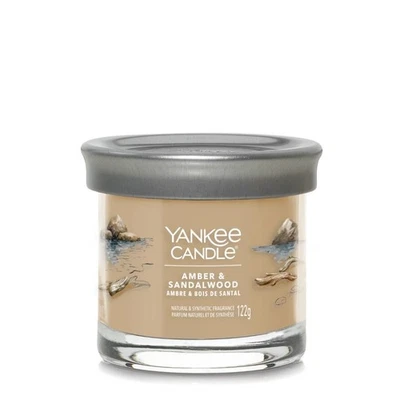 YANKEE CANDLE Bougie Jarre Petite Tumbler Ambre & Santal - Photo 1/2