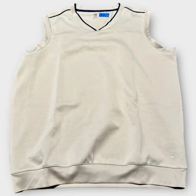 PGA Tour Wind Resistant Sleeveless Pullover Pockets Men's XL GOLF Vintage - Image 1 of 4