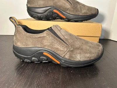 Zapatos sin cordones Merrell Jungle sin usar, en caja, gamuza Gunsmoke para hombre 10,5 M Foto 1 de 4