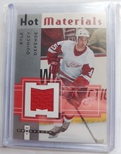 2005-06 Fleer Hot Prospects Hot Materials Kyle Quincey #HM-KQ Rookie RC Patch