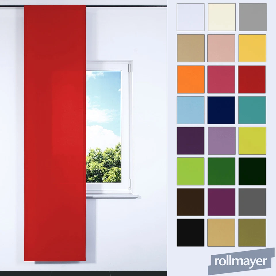 Schiebevorhang BLICKDICHT Flachenvorhang RAUMTEILER Schiebegardine Vorhang * - Bild 1 von 1