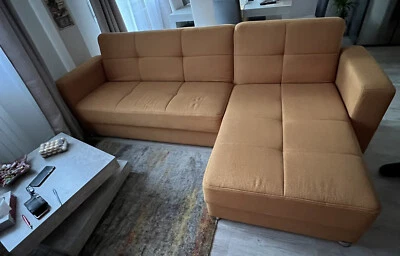 divano letto angolare contenitore + Pouf  - Immagine 1 di 4