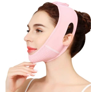 Reusable V Line Mask Facial Slimming Strap Double Chin Reducer Chin Up Lifting - Picture 1 of 15