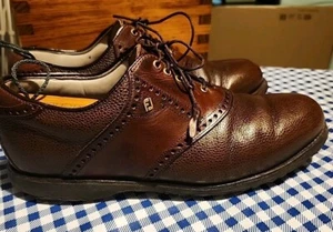 Footjoy Classic Premieres Mens 10D Brown Sports 55584 Made In USA - Picture 1 of 19