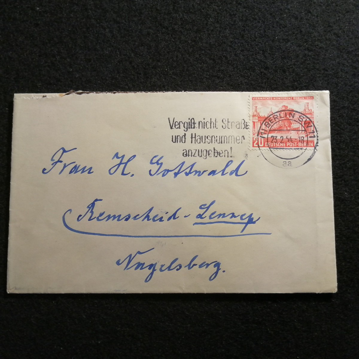 Briefmarke Berlin 1954 – Mi.Nr. 124 Richard Strauss, Postfrisch, Sammlerstück