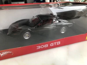 Hot wheels 1/18 Ferrari 308GTB Black Ed extremely rare - Picture 1 of 8