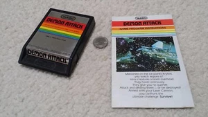 Atari 2600, DEMON ATTACK (etiqueta de texto), cartucho con manual - Imagen 1 de 6