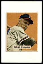 1989 Bowman Reprint Inserts #NNO Richie Ashburn Philadelphia Phillies
