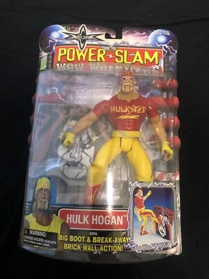ToyBiz WCW Power Slam Wrestlers 2000 ¡Figura de Hulk Hogan con pared STING! MOC wwe Foto 1 de 4