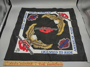 HARLEY DAVIDSON BANDANA RN 15187 Hankie 21.5"X21.5" - Picture 1 of 5