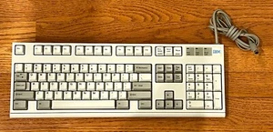 Original Model M2 IBM Mechanical Full Click Keyboard with PS/2 connector cord - Picture 1 of 3