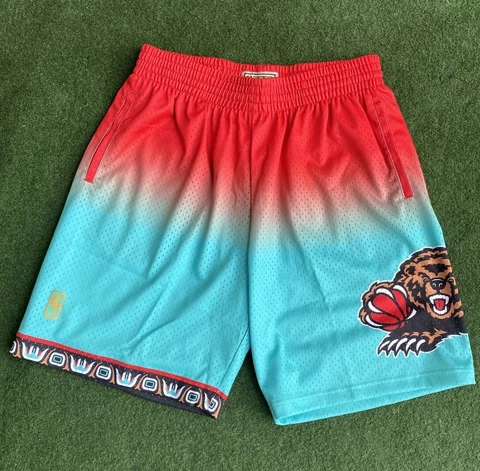 Men’s Small Mitchell & Ness 1996 NBA Grizzlies Hardwood Fadeaway Swingman Shorts Cover