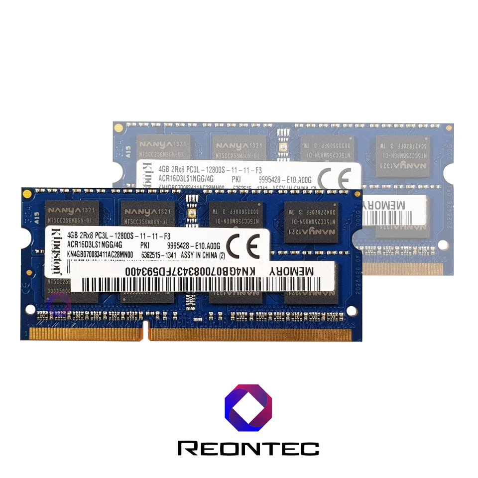 4GB Laptop Ram Kingston PC3L-12800S DDR3L ACR16D3LS1NGG/4G 2Rx8 Memoria - Immagine 1 di 1