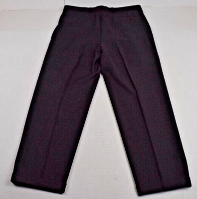 Vintage Pants Pal Zileri Size 36 x 28 80s Charcoal Gray Soft Rayon Made Italy - Image 1 of 4