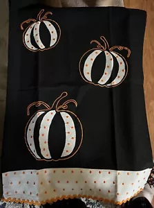 Mackenzie-Childs Pumpkin Tea Towel - Rare - Picture 1 of 4