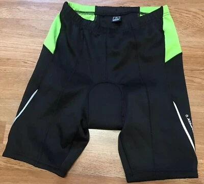Muddy Fox Bike Short Padded CoolMax Liner Black/Green Size XL EUC! - Image 1 of 4