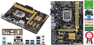 SCHEDA MADRE SOCKET 1150 ASUS H81M-PLUS + INTEL CPU CORE i5 4570TE / RAM - Imagen 1 de 1