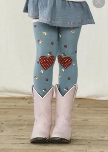 Matilda Jane Just Imagine Gwen Girls Flowers and Hearts Tights Size 2 New In Bag - Picture 1 of 2