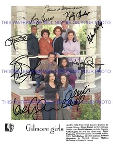 Elenco de The GILMORE GIRLS Lauren Graham y Alexis Bledel + Autógrafo Firmado RP Foto - Imagen 1 de 1