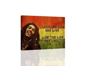 Bob Marley III - CANVAS OR PRINT WALL ART - Picture 1 of 2