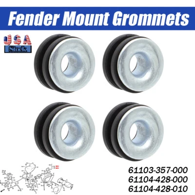 For Honda Fender Grommets CR250M XL250 CR125 ATV CB125 CM250 CX500 XR200 CR250M Foto 1 de 4