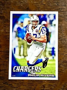 Philip Rivers 2010 Topps #250 MINT Chargers HOF Legends Jersey Wolfpack Herbert - Picture 1 of 2