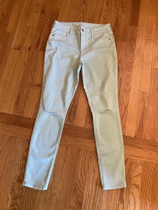 old navy green jeans