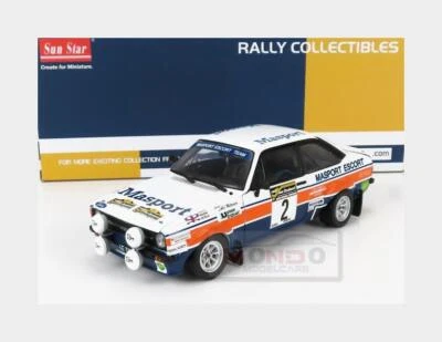 1:18 SUNSTAR Ford Escort Rs1800 #2 Rally South Pacific New Zealand 1977 SS4665 - Immagine 1 di 2