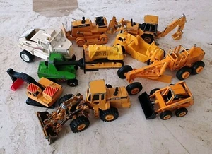 10 Diecast Lot John Deere Ertl Matchbox Construction Farming Trucks Vehicle Toy - Picture 1 of 24