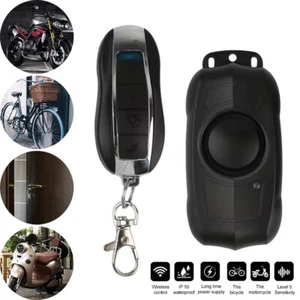 125dB Bike Motorcycle Alarm Anti-Theft Vibration Bicycle Security with Remote AU - Picture 1 of 16