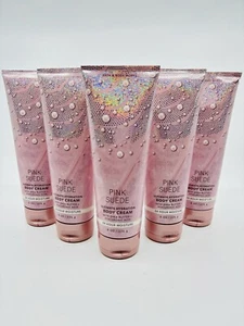 bath and body works (5 Pack) PINK SUEDE body Cream 8 Oz New! - Picture 1 of 3