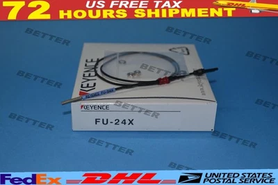 FU-24X FU24X 1PC New KEYENCE Fiber Optic Sensor Switch - Image 1 of 3