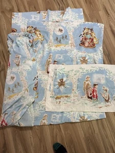 VINTAGE E.T. TWIN SIZE FLAT & FITTED SHEETS & 1 PILLOWCASE 1982 - Imagen 1 de 4