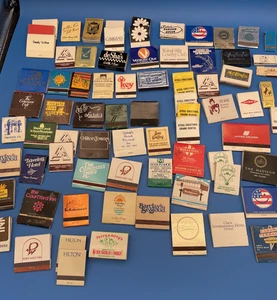 Vintage Lot of 75 Matchbooks Matches Books Resaurant Bars Hotels Casino more - Picture 1 of 12