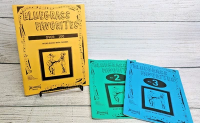 Vintage Set of 3 Bluegrass Favorites 100 Favorites, No 2 & No 3 Joe Morrell - Image 1 of 4