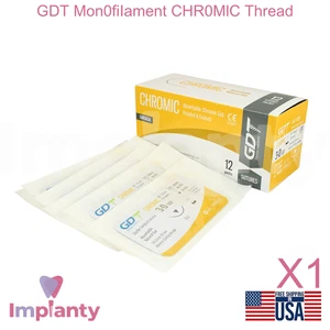 GDT MonofiIament CHR0MlC hilo dental material de colágeno 3/8 círculo 20,0 mm - Imagen 1 de 5
