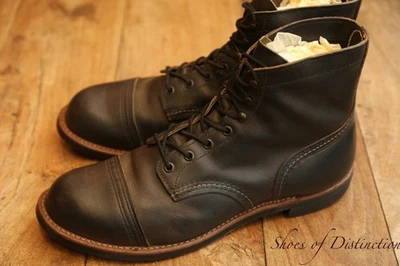 Redwing Red Wing Iron Ranger 8086 Black Leather Boots Shoes UK 10.5 D US 11.5 - Image 1 of 4