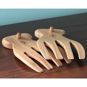Pinzas de bambú para servir ensaladas tenedor de cocina mezclador - Imagen 1 de 9
