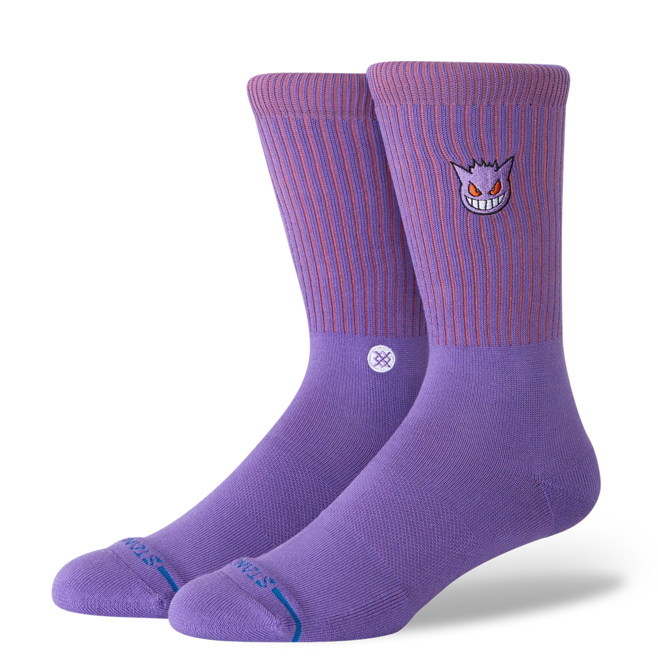 Pokemon X Stance Crew Socks - Gengar - Image 1 of 3