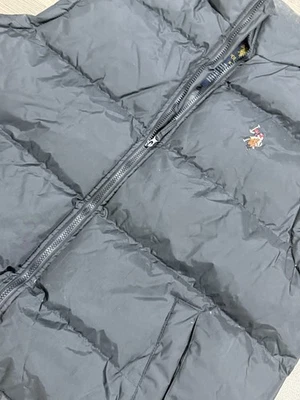 Asociación de Polo de Estados Unidos Assn. chaleco acolchado negro talla XXL con logo multicolor Foto 1 de 4