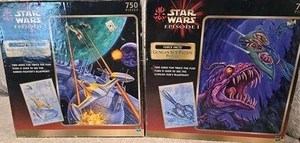Star Wars Episode 1 Two-sided Puzzles Lot Of 2 Puzzles 1999 Hasbro (Read Descrip - Picture 1 of 6
