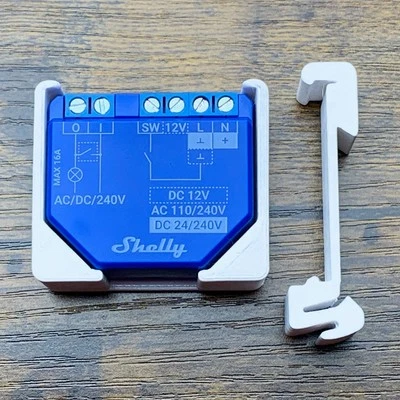 SHELLYPARTS.DE Kombinierbarer Wand-/ Hutschienenhalter für Shelly PLUS und Gen3/4 Serie (inkl.
