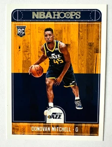 2017-18 Panini NBA Hoops Donovan Mitchell RC #263 Jazz Star Rookie! - Picture 1 of 3