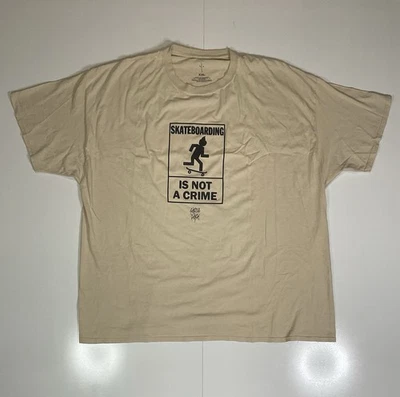 Cactus Jack Travis Scott Skateboarding No Loitering T-Shirt Size XXL - Image 1 of 4