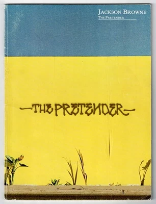 JACKSON BROWNE The Pretender 1978 songbook Color Photos piano guitar chords - Image 1 of 2