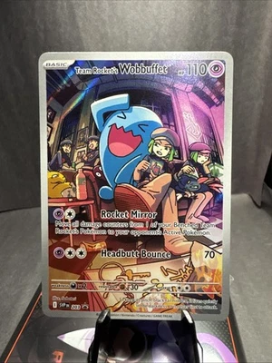 Team Rocket's Wobbuffet 203 Sv: Scarlet & Violet Promo Cards Holo - Image 1 of 4