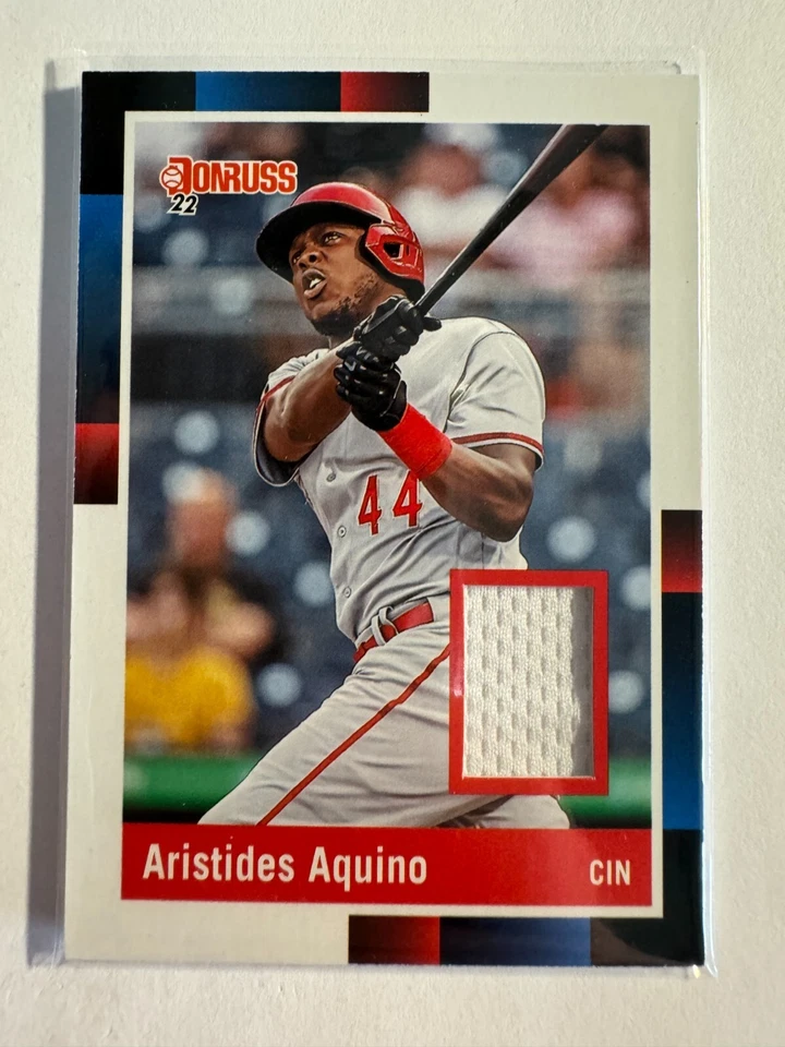 K189,930 - 2022 Donruss Retro '88 Materials #57 Aristides Aquino Jersey - Image 1 of 1