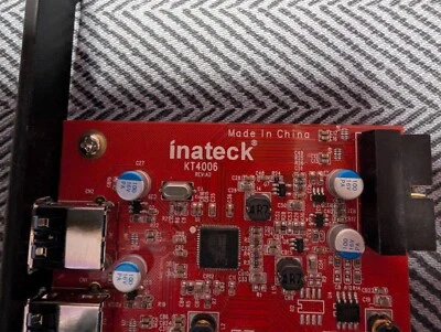 Inateck USB 3.0 PCIe scheda, 1 20 Pin USB3.0 intern Controller mit Low Profile - Immagine 1 di 4